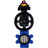 Затвор дисковый поворотный WBV1631E-2W-Fb-H Ду125 Ру16 LUG корпус - чугун QT450, диск - нержавеющая сталь 304, уплотнение - EPDM, с пневмоприводом PA-DA-105-1 и БКВ APL-410N EX в Омске