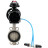 Затвор дисковый поворотный WBV3232N-2W-Fb-H Ду150 Ру16, корпус - нержавеющая сталь 316L, диск - нержавеющая сталь 316L, уплотнение - NBR, с пневмоприводом PA-DA-105-1 двойного действия, с пневмораспределителем 4V320-08 AC220V, с БКВ APL-210N в Омске