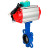 Затвор дисковый поворотный WBV1413E-2W-Fb-H Ду40 Ру16 корпус - чугун GGG50, диск - чугун GGG40, уплотнение - EPDM, 9х9, F05, с пневмоприводом PA-DA-052, пневмораспределителем 4M310-08 AC220V и магнитным переключателем ALS200D в Омске