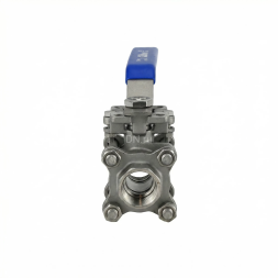 Кран шаровой BV3232P(3pc)-FP-T-ISO-H 2″ Ду50 Ру40 полнопроходной, нержавеющая сталь AISI 316, резьбовой, с ISO фланцем и рукояткой