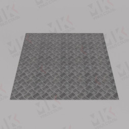 Лист алюминиевый рифленый квинтет 1,2x1500x2000 мм АМг6