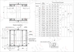 Сальник набивной ТМ 92-05 Ду200 L=800 серия 5.900-2