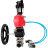 Кран шаровой BV3131P(3pc)-FP-W-ISO-H LONG Ду50 Ру40 полнопроходной, корпус - нержавеющая сталь 304, уплотнение - PTFE, под приварку, с пневмоприводом PA-DA-083, пневмораспределителем 4V320-10 AC220V, редуктором MON2-450-T28-ISO и БПВ AFC2000 в Омске