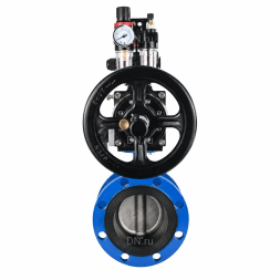 Затвор дисковый поворотный WBV1331E-2W-F-H Ду50 Ру16 фланцевый, корпус - чугун GGG40, диск - нержавеющая сталь 304, уплотнение - EPDM, с пневмоприводом PA-DA-105-1, 4M310-08 AC220V, APL-210N и AFC2000