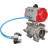 Кран шаровой BV3232P(3pc)-FP-SW-ISO-H Ду80 Ру63 полнопроходной, корпус - нержавеющая сталь SS316, под приварку, с пневмоприводом PA-DA-105, пневмораспределителем 4V320-10 AC220V в Омске