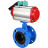 Затвор дисковый поворотный WBV1313E-2W-F-H Ду65 Ру16 фланцевый, корпус - чугун GGG40, диск - чугун GGG40, уплотнение - EPDM, с пневмоприводом PA-DA-105 и магнитным переключателем ALS200D в Омске