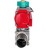 Кран шаровой BV3131P(3pc)-FP-W-ISO-H LONG Ду32 Ру40 полнопроходной, корпус - нержавеющая сталь 304, уплотнение - PTFE, под приварку, с пневмоприводом PA-DA-052 и магнитным переключателем ALS200D в Омске