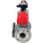Кран шаровой BV3232P(4pc)-FP-3WL-F Ду65 Ру16 полнопроходной трехходовой, фланцевый, корпус - нержавеющая сталь SS316, с пневмоприводом PA-DA-083 двойного действия и БКВ APL-210N в Омске