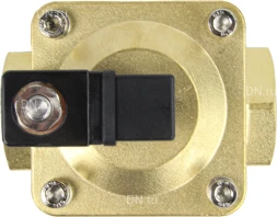 Клапан электромагнитный VS400-ET-NC-220VAC 1 1/2″ Ду40 Ру16, соленоидный двухходовой, корпус - латунь, уплотнение - EPDM, резьбовой, нормально-закрытый, пилотный, катушка - 220В