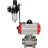 Кран шаровой BV3232P(3pc)-FP-W-ISO-H Ду20 Ру63, полнопроходной под приварку, нержавеющая сталь SS316, уплотнение - PTFE, с пневмоприводом PA-DA-052 двойного действия, с пневмораспределителем 4M310-08 AC220V, с БПВ AFC2000 в Омске