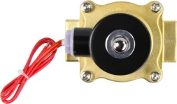 Клапан электромагнитный VS100-VT-NC-24VDC 1″ Ду25 Ру10, соленоидный двухходовой, корпус - латунь, уплотнение - Viton, резьбовой, нормально-закрытый, прямого действия, катушка - 24В