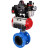 Затвор дисковый поворотный WBV1313E-2W-F-H Ду50 Ру16 фланцевый, корпус - чугун GGG40, диск - чугун GGG40, EPDM, с пневмоприводом PA-DA-105, пневмораспределителем 4M310-08 DC24V, БКВ APL-410N EX и БПВ AFC2000 в Омске