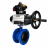 Затвор дисковый поворотный WBV1331E-2W-F-H Ду50 Ру16 фланцевый, корпус - чугун GGG40, диск - нержавеющая сталь 304, уплотнение - EPDM, с пневмоприводом PA-DA-105-1, 4M310-08 AC220V и APL-410N EX в Омске