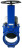Задвижка шиберная GVKN1331N-2W-Fb-S Ду200 Ру10 двусторонняя, межфланцевая, шпиндель - невыдвижной, корпус - чугун GGG40, шибер - нержавеющая сталь 304, уплотнение - NBR, управление - штурвал, NxM - 12x20 в Омске