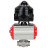 Кран шаровой BV3232P(4pc)-SP-3WL-T-ISO-H 2″ Ду50 Ру63 стандартнопроходной трехходовой L-тип, нержавеющая сталь SS316, внутренняя резьба, уплотнение - PTFE, с пн.приводом PA-SA-083 пн.распределителем 4M310-08 DC24V БКВ APL-510N-EX в Омске