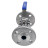 Кран шаровой BV3131P(3pc)-FP-F-H Ду25 Ру40, полнопроходной, трехсоставной, сталь 304, уплотнение - PTFE, фланцевый с рукояткой в Омске