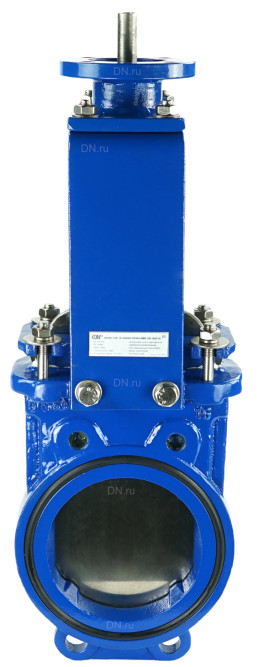 Задвижка шиберная GVKN1331N-2W-Fb-ISO Ду65 Ру16 двусторонняя, межфланцевая, шпиндель - невыдвижной, корпус - чугун GGG40, шибер - нержавеющая сталь 304, уплотнение - NBR, с ISO-фланцем и голым штоком, круглый шток 16, F10 в Омске