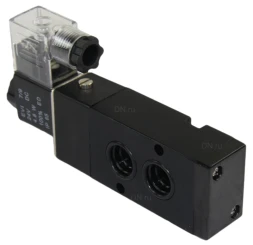 Пневмораспределитель 4M310-08 DC24V 1/4″ моностабильный, пятиканальный, для четвертьоборотных пневмоприводов (на корпус)