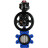 Затвор дисковый поворотный WBV1631E-2W-Fb-H Ду125 Ру16 LUG корпус - чугун QT450, диск - нержавеющая сталь 304, уплотнение - EPDM, с пневмоприводом PA-DA-105-1 и БКВ APL-510N EX в Омске