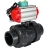 Кран шаровой BV4242E-FP-GRM-ISO Дн20 Ру10 полнопроходной, корпус - НПВХ, шар - НПВХ, уплотнение - EPDM, с пневмоприводом PA-SA-052, пневмораспределителем 4M310-08 DC24V и магнитным переключателем ALS200D в Омске