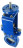 Задвижка шиберная GVKN1331N-2W-Fb-ISO Ду100 Ру16 двусторонняя, межфланцевая, шпиндель - невыдвижной, корпус - чугун GGG40, шибер - нержавеющая сталь 304, уплотнение - NBR, с ISO-фланцем и голым штоком, круглый шток 18, F10 в Омске