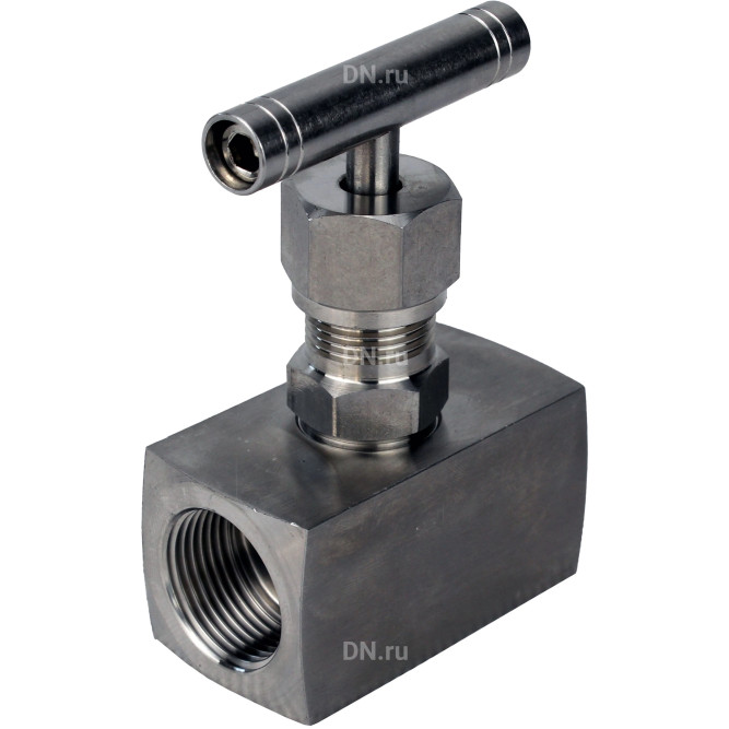 Клапан игольчатый VN3232M-T-Ht 1/4″ Ду8 Ру400 резьбовой, корпус - нержавеющая сталь 316, уплотнение - металл, с Т-образной рукояткой в Омске