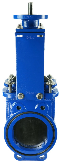 Задвижка шиберная GVKN1331N-2W-Fb-ISO Ду150 Ру16 двусторонняя, межфланцевая, шпиндель - невыдвижной, корпус - чугун GGG40, шибер - нержавеющая сталь 304, уплотнение - NBR, с ISO-фланцем и голым штоком, круглый шток 18, F10 в Омске