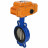 Затвор дисковый поворотный WBV1413E-2W-Fb-H Ду200 Ру16, корпус - чугун GGG50, диск - чугун GGG40, уплотнение - EPDM, с электроприводом QT-N-030EM-B1-220VAC-У1 DAR 220В (0-10В) в Омске