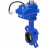 Затвор дисковый поворотный WBV1432N-2W-Fb-H Ду40 Ру16, корпус - чугун GGG50, диск - нержавеющая сталь 316L, уплотнение - NBR, с электроприводом blue QT-N-003EM-1-220VAC-У1 в Омске