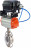 Затвор дисковый поворотный WBV3232P-2W-Fb-H Ду150 Ру16, корпус - нержавеющая сталь 316L, диск - нержавеющая сталь 316L, уплотнение - PTFE, с пневмоприводом PA-DA-130 и с электропневматическим поворотным позиционером YT-1000RSN без обратной связи в Омске