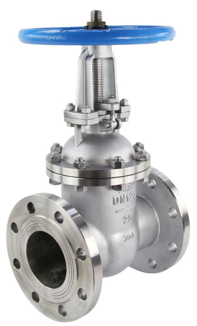 Задвижка клиновая 30нж64нж GVWR3131M-2W-F-S Ду150 Ру25 фланцевая, корпус - нержавеющая сталь 304, материал клина - нержавеющая сталь 304, уплотнение - металл, со штурвалом GAIR в Омске