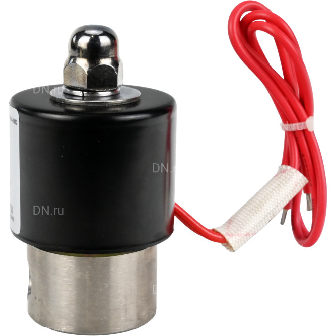 Клапан электромагнитный VS131-ET-NC-220VAC 1/4″ Ду8 Ру10, соленоидный двухходовой, корпус - нержавеющая сталь 304, уплотнение - EPDM, резьбовой, нормально-закрытый, прямого действия, катушка - 220В в Омске
