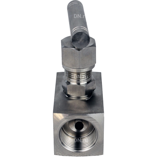 Клапан игольчатый VN3232M-T-Ht 3/4″ Ду20 Ру400 резьбовой, корпус - нержавеющая сталь 316, уплотнение - металл, с Т-образной рукояткой в Омске
