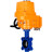 Затвор дисковый поворотный WBV1631E-2W-Fb-H Ду100 Ру16 LUG межфланцевый, корпус - чугун QT450, диск - нержавеющая сталь 304, уплотнение - EPDM, с электроприводом QT-EX-010EM-O2-24VDC-У1 24В в Омске