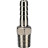 Штуцер елочка BF31-T-3/4-15 3/4″х15мм Ду20 Ру16 шланговый, корпус - нержавеющая сталь AISI 304 (CF8), присоединение - наружная резьба/штуцер в Омске