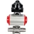 Кран шаровой BV3232P(3pc)-FP-W-ISO-H LONG Ду40 Ру40 полнопроходной, корпус - нержавеющая сталь 316, уплотнение - PTFE, под приварку, с пневмоприводом PA-DA-065, пневмораспределителем 4M310-08 DC24V и БКВ APL-510N EX в Омске