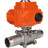Кран шаровой BV3131P(3pc)-FP-W-ISO-H LONG Ду125 Ру16 полнопроходной, под приварку, корпус - нержавеющая сталь SS304, уплотнение - PTFE, с 1/4-оборотным электроприводом QT-N-030EM-O1-220VAC-У1 220В HARK в Омске