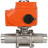 Кран шаровой BV3131P(3pc)-FP-W-ISO-H LONG Ду125 Ру16 полнопроходной, под приварку, корпус - нержавеющая сталь SS304, уплотнение - PTFE, с 1/4-оборотным электроприводом QT-N-030EM-O1-220VAC-У1 220В HARK в Омске