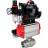 Кран шаровой BV3232P(2pc)-FP-T-ISO-H 3/8″ Ду10 Ру63 полнопроходной двухходовой, нержавеющая сталь SS316, внутренняя резьба, уплотнение - PTFE, с пн.приводом PA-SA-052 пн.распределителем 4M310-08 AC220V БПВ AFC2000 БКВ APL-510N-EX в Омске