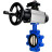 Затвор дисковый поворотный WBV1616N-2W-Fb-H Ду125 Ру16 LUG корпус - чугун QT450, диск - чугун QT450, уплотнение - NBR, с пневмоприводом PA-DA-105-1 и БКВ APL-210N в Омске