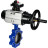 Затвор дисковый поворотный WBV1631E-2W-Fb-H Ду125 Ру16 LUG корпус - чугун QT450, диск - нержавеющая сталь 304, уплотнение - EPDM, с пневмоприводом PA-DA-105-1 и БКВ APL-210N в Омске