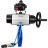 Затвор дисковый поворотный WBV1616E-2W-Fb-H Ду150 Ру16 LUG корпус - чугун QT450, диск - чугун QT450, уплотнение - EPDM, с пневмоприводом PA-DA-105-1, пневмораспределителем 4V320-10 AC220V и БКВ APL-410N EX в Омске