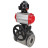 Кран шаровой BV3232P(4pc)-FP-3WL-F Ду20 Ру16 полнопроходной трехходовой, фланцевый, корпус - нержав.сталь SS316, пневмопривод PA-DA-052 двойн.действия, пневмораспределитель 4M310-08 DC24V, БКВ APL-510N EX и ручной дублер MON1-250-T26-ISO в Омске