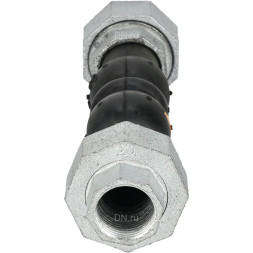 Компенсатор резиновый CR-E17-T Ду20 Ру10/16, резиновая вставка (корпус) - EPDM, тип присоединения - резьбовой, материал резьбовых элементов - чугун оцинкованный
