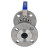 Кран шаровой BV3232P(3pc)-FP-F-H Ду40 Ру40, полнопроходной, трехсоставной, нержавеющая сталь 316, уплотнение - PTFE, фланцевый с рукояткой 14х14 в Омске