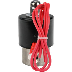 Клапан электромагнитный VS131-NT-NC-220VAC 1/8″ Ду6 Ру10, соленоидный двухходовой, корпус - нержавеющая сталь 304, уплотнение - NBR, резьбовой, нормально-закрытый, прямого действия, катушка - 220В
