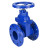 Задвижка клиновая 30ч39р (аналог МЗВ) GVWN1414E-2W-F-S blue Ду250 Ру10/16 фланцевая, корпус - чугун GGG50, уплотнение - EPDM, со штурвалом и невыдвижным штоком, цвет - синий в Омске