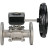 Кран шаровой BV3131P(3pc)-FP-F-ISO-H Ду32 Ру40 трехсоставной из нержавеющей стали SS304, фланцевый, уплотнение - PTFE, полнопроходной с ISO-фланцем и редуктором HAM RQN1-180Z-T40 в Омске
