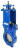 Задвижка шиберная GVKN1331N-2W-Fb-ISO Ду125 Ру16 двусторонняя, межфланцевая, шпиндель - невыдвижной, корпус - чугун GGG40, шибер - нержавеющая сталь 304, уплотнение - NBR, с ISO-фланцем и голым штоком, круглый шток 18, F10 в Омске