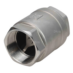 Клапан обратный VCS3232P-T 4″ Ду100 Ру40 резьбовой, пружинный, корпус - нержавеющая сталь 316, диск - нержавеющая сталь 316, уплотнение - металл